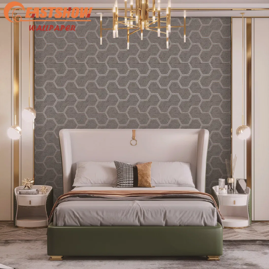 China Factory Price Wall Decoration Modern Non-Woven Home Wallpaper for Living Room