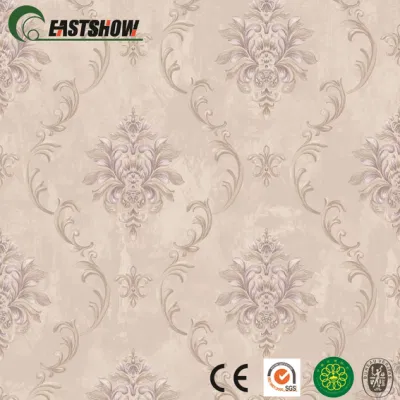 New Wall Paper with Luxury Damascus for Home Decoration